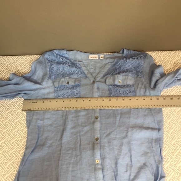 Kim Rodgers Button Up Light Weight Blouse XL - Picture 7 of 9